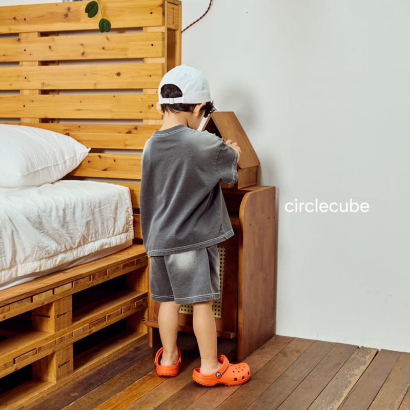 Circle Cube - Korean Children Fashion - #Kfashion4kids - Indigo Tee - 8