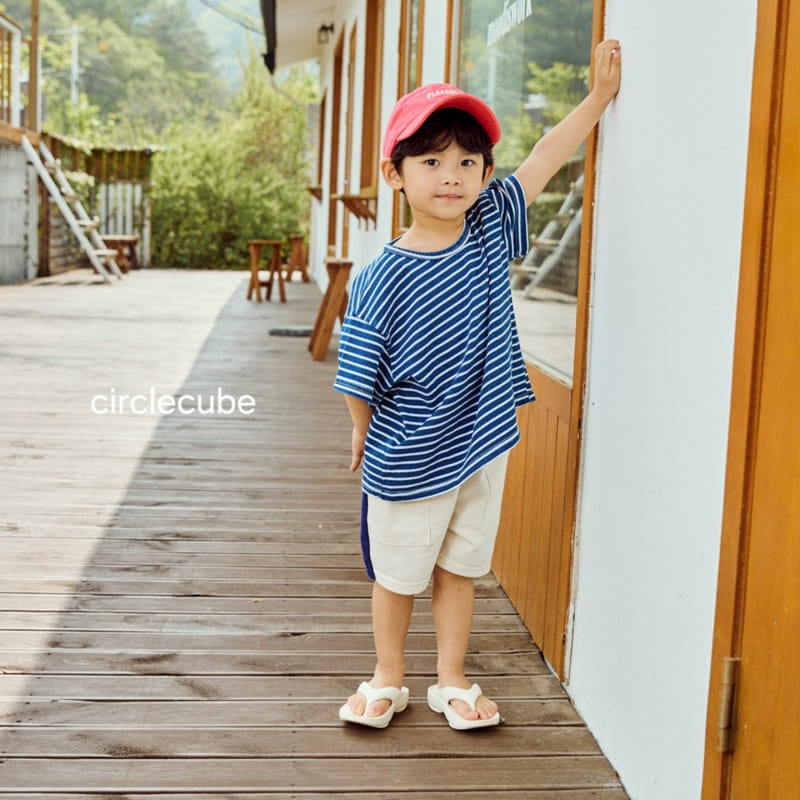 Circle Cube - Korean Children Fashion - #fashionkids - Indigo ST Tee - 4