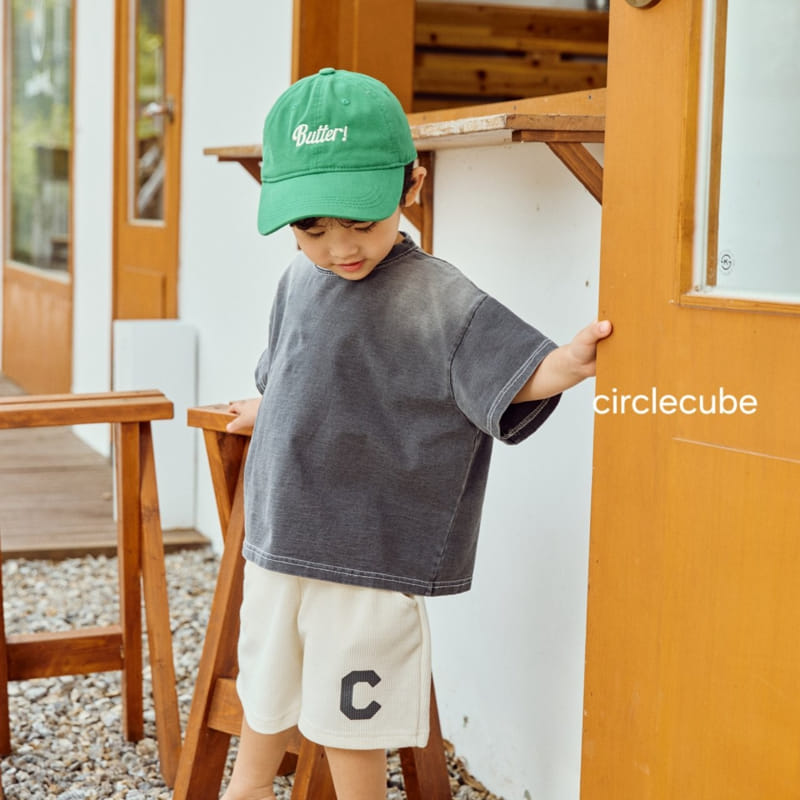 Circle Cube - Korean Children Fashion - #kidsstore - Indigo Tee - 6