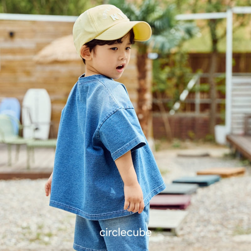 Circle Cube - Korean Children Fashion - #magicofchildhood - Indigo Tee - 10