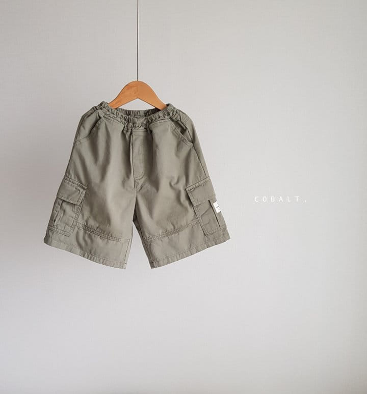 Cobalt - Korean Children Fashion - #Kfashion4kids - Label Cargo Pants - 3