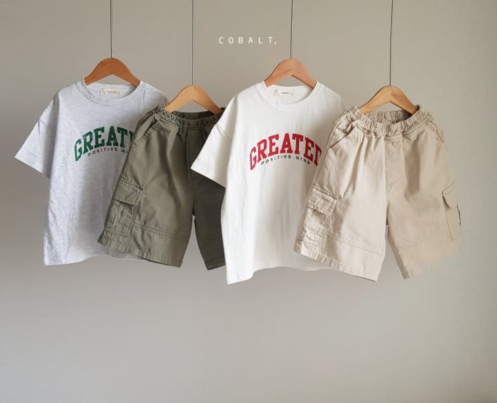 Cobalt - Korean Children Fashion - #todddlerfashion - Label Cargo Pants - 8