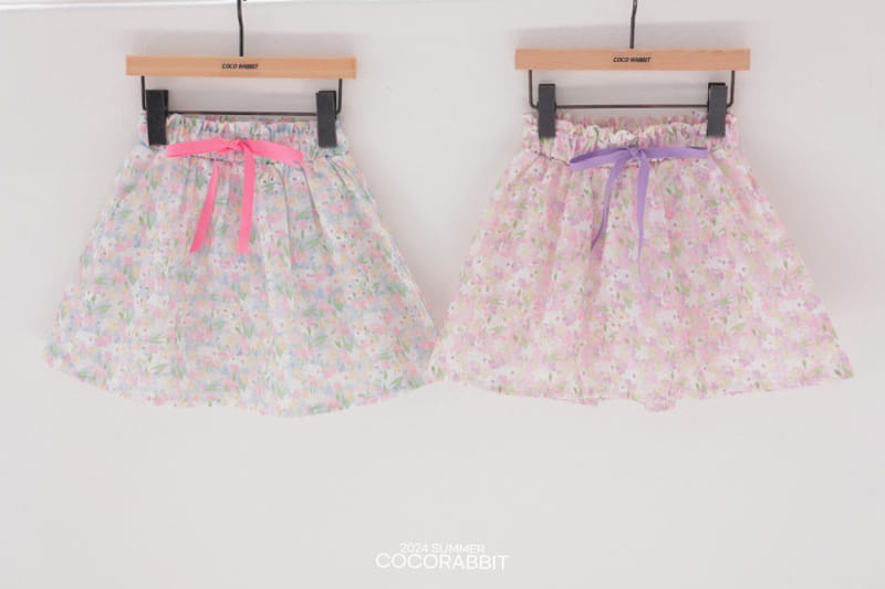 Coco Rabbit - Korean Children Fashion - #Kfashion4kids - Punching Flower Skirt - 9