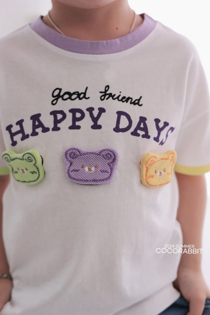Coco Rabbit - Korean Children Fashion - #stylishchildhood - Happy Day Tee - 4