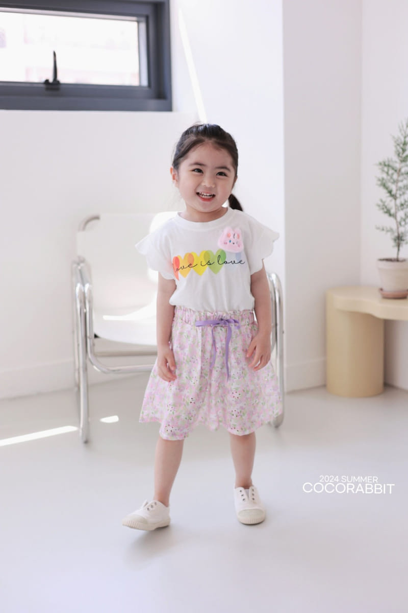 Coco Rabbit - Korean Children Fashion - #childofig - Rainbow Heart Tee - 3