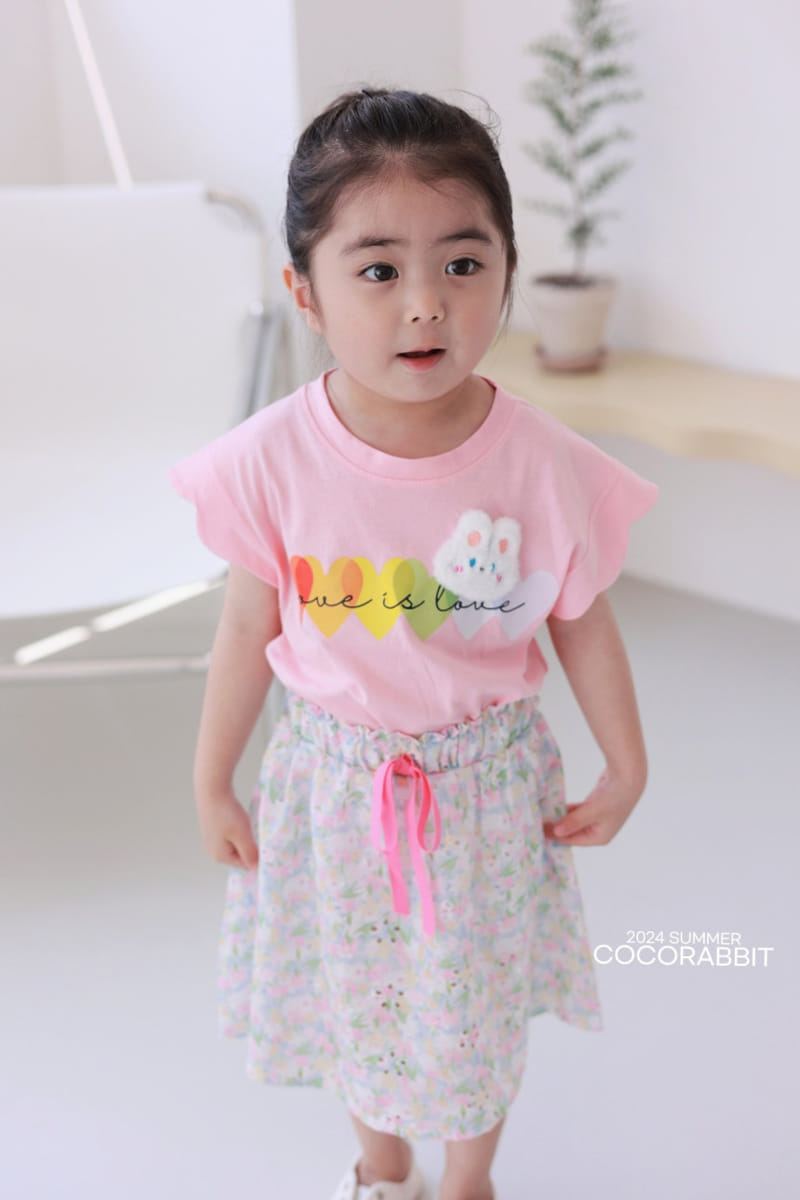 Coco Rabbit - Korean Children Fashion - #childofig - Punching Flower Skirt