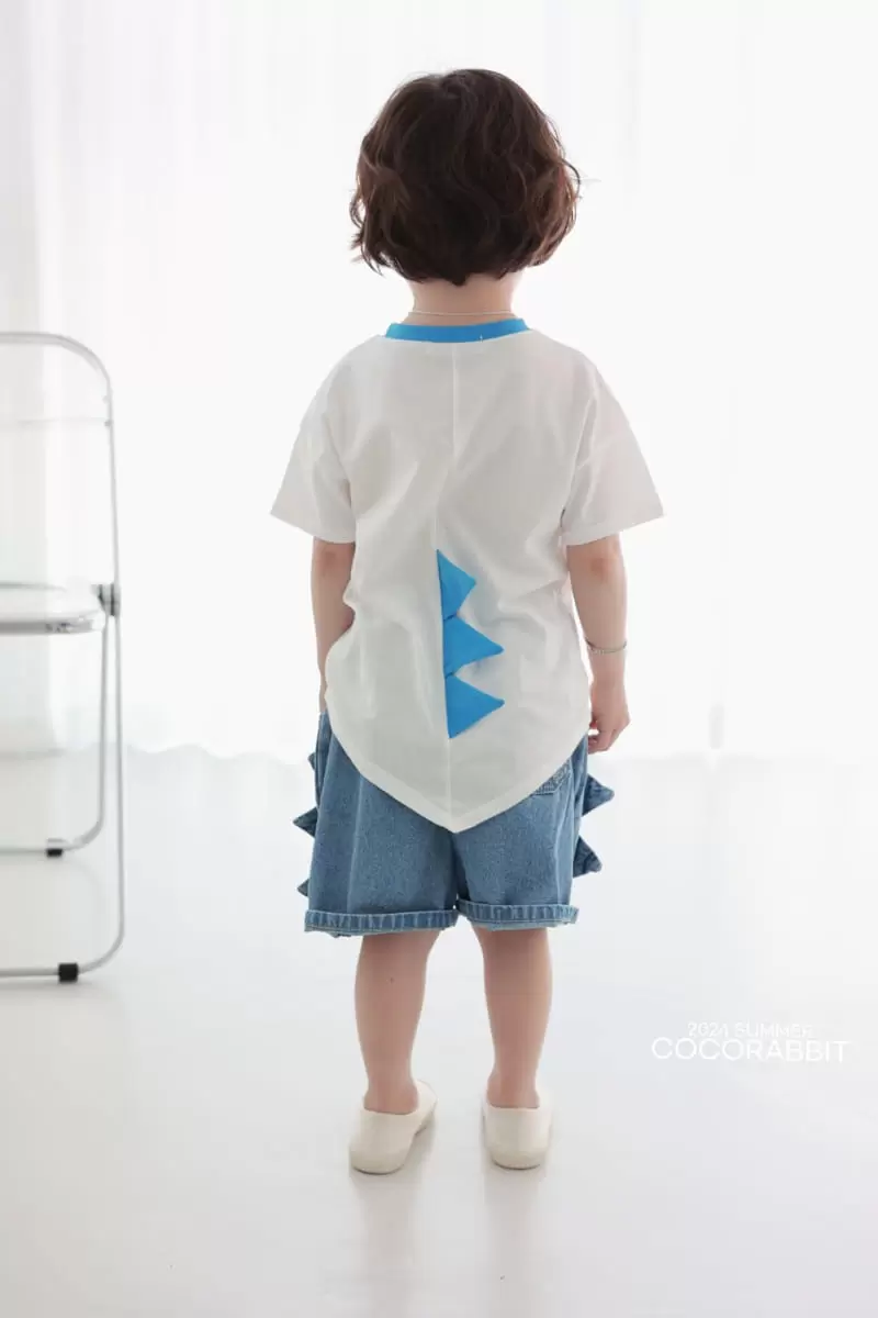 Coco Rabbit - Korean Children Fashion - #childofig - Crayon Dinosaur Tee  - 9