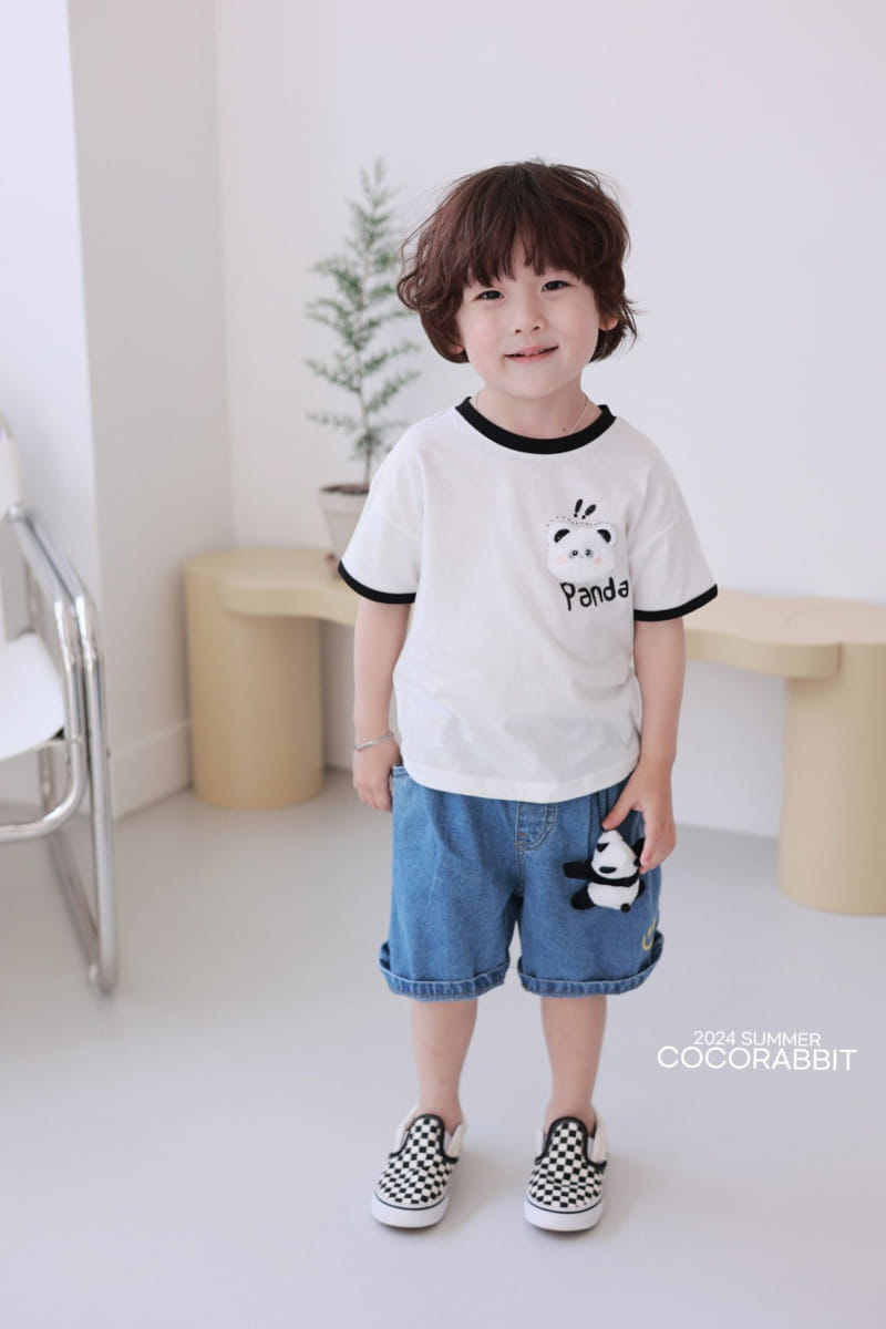 Coco Rabbit - Korean Children Fashion - #childofig - Smile Denim Shorts - 9