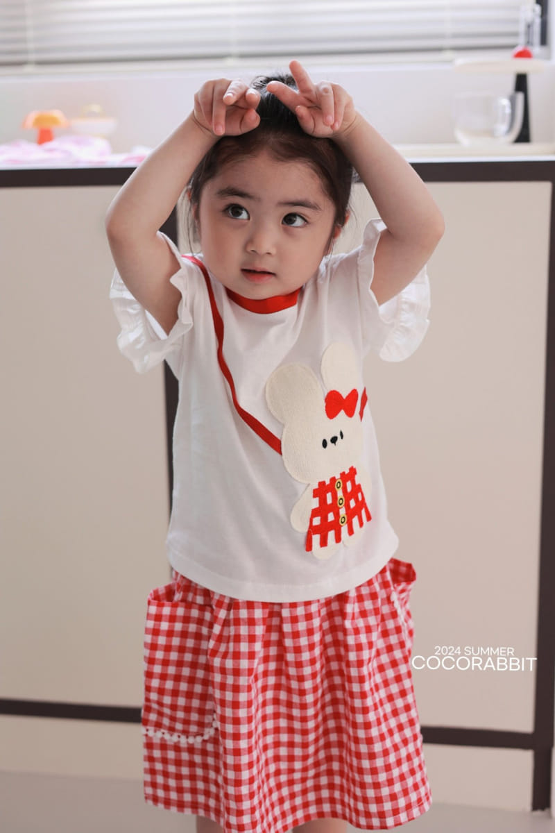 Coco Rabbit - Korean Children Fashion - #childofig - Check Skirt - 6