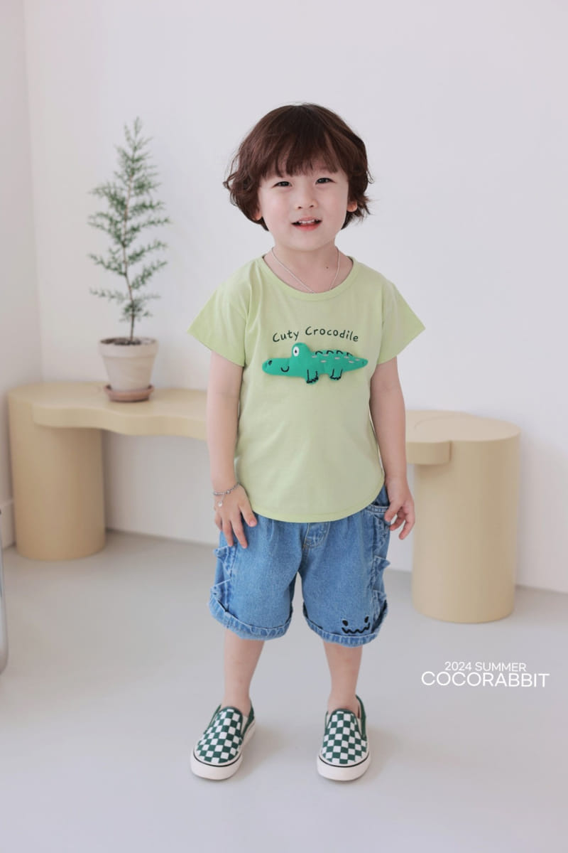 Coco Rabbit - Korean Children Fashion - #childofig - Crocodile Tee - 3