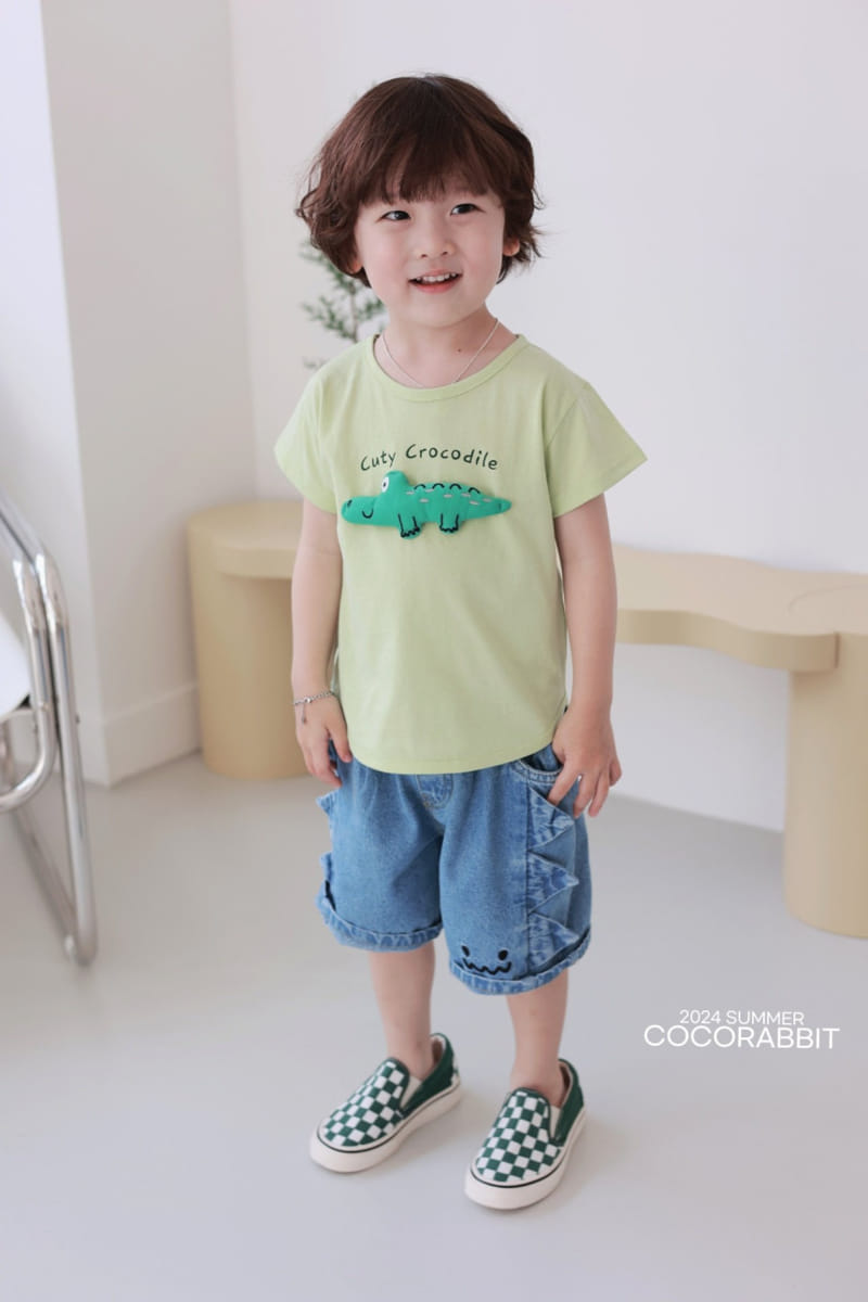 Coco Rabbit - Korean Children Fashion - #childofig - Crocodile Tee - 4