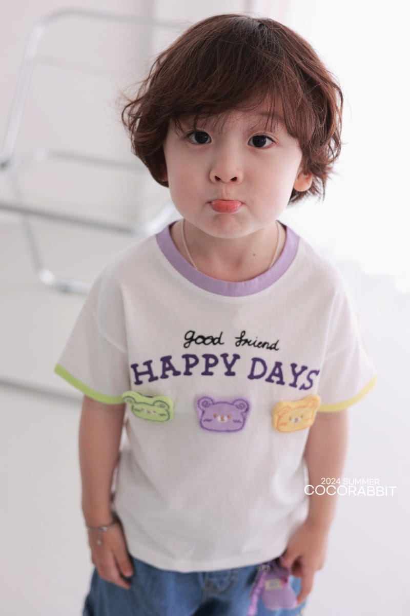 Coco Rabbit - Korean Children Fashion - #childrensboutique - Happy Day Tee - 5