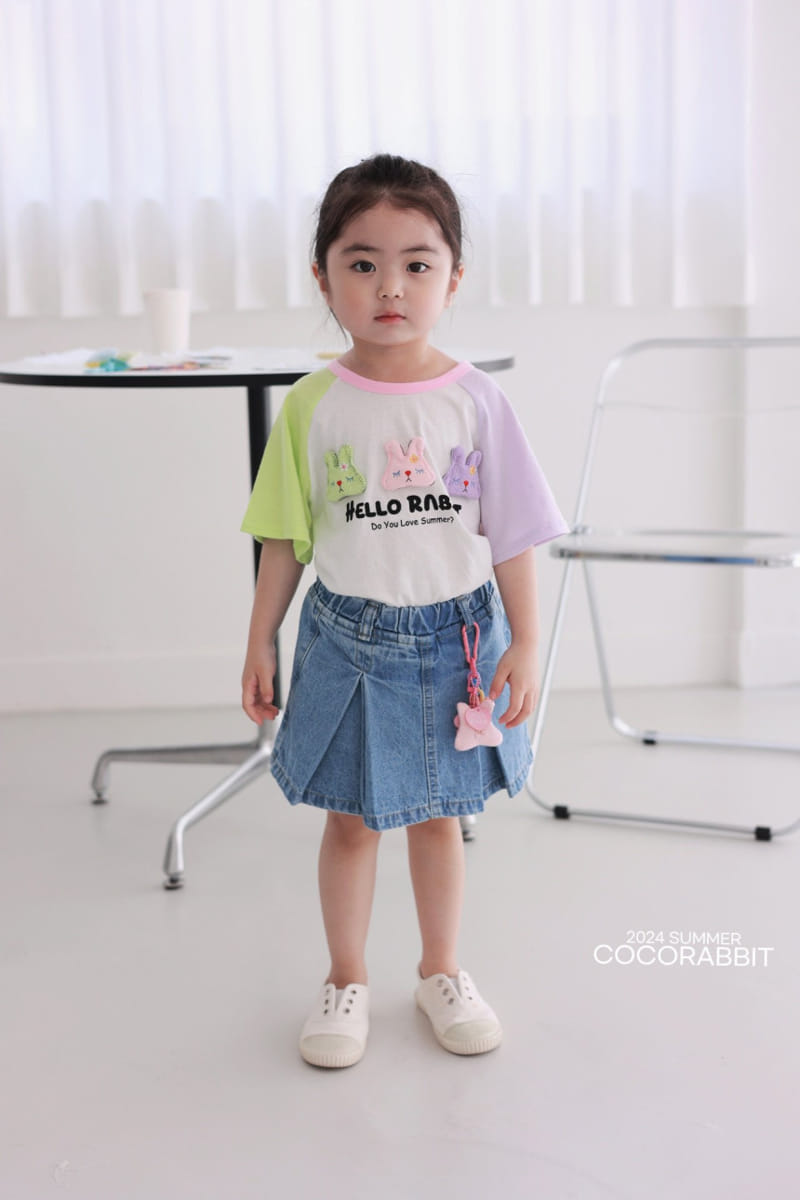 Coco Rabbit - Korean Children Fashion - #childrensboutique - Hello Rabbit Tee - 3