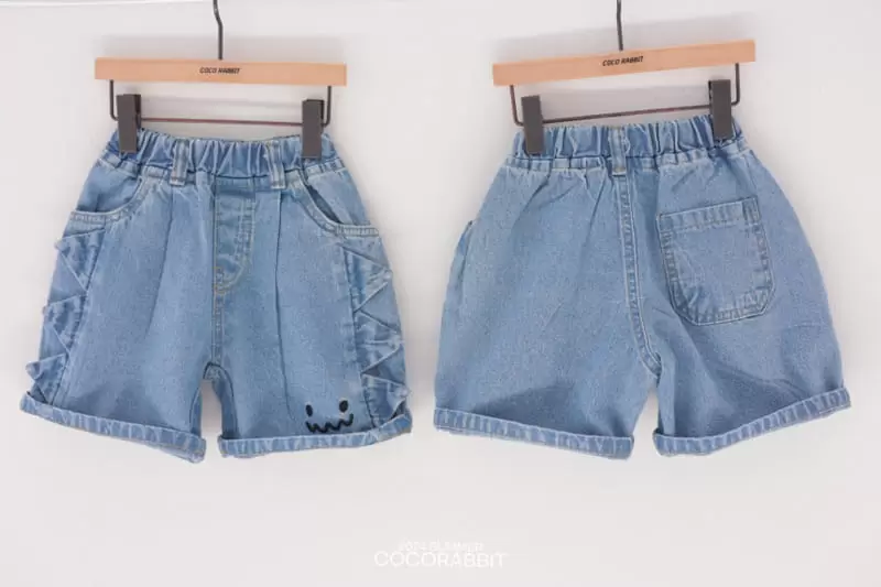 Coco Rabbit - Korean Children Fashion - #childrensboutique - Denim Dinosaur Pants