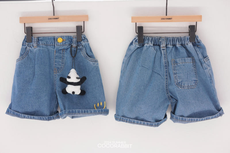 Coco Rabbit - Korean Children Fashion - #designkidswear - Smile Denim Shorts - 11