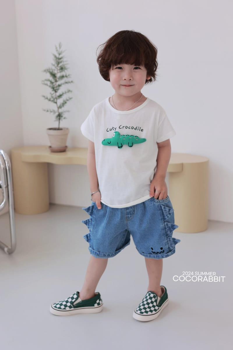 Coco Rabbit - Korean Children Fashion - #designkidswear - Crocodile Tee - 6
