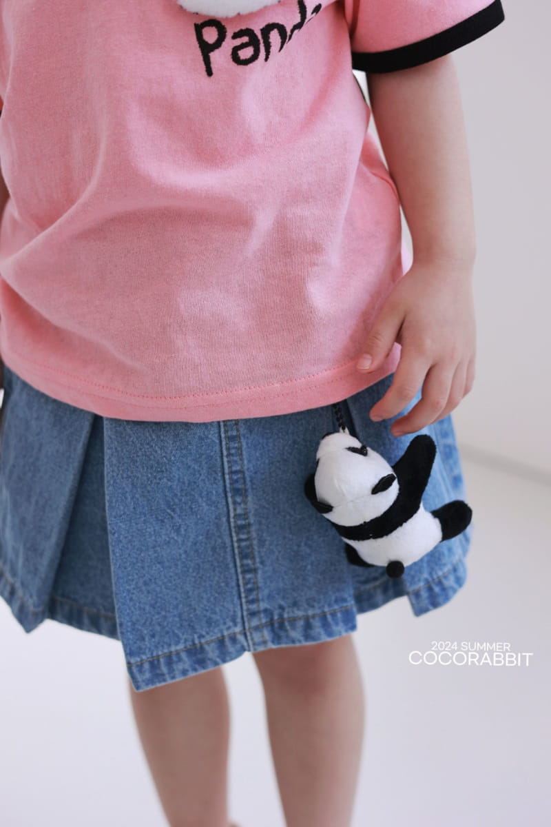 Coco Rabbit - Korean Children Fashion - #childrensboutique - Denim Skirt Pants - 4