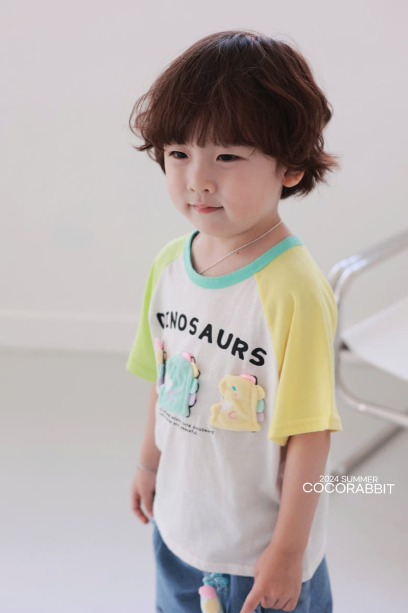 Coco Rabbit - Korean Children Fashion - #designkidswear - Three Dino Tee - 3