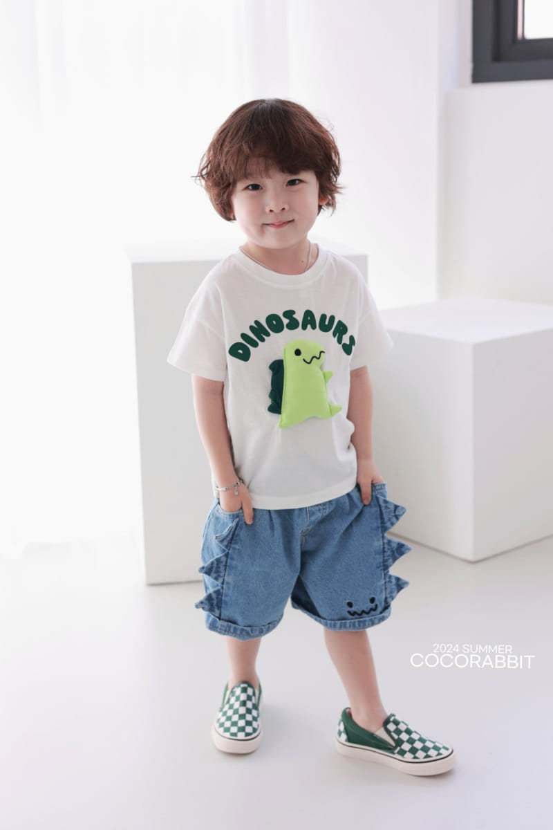 Coco Rabbit - Korean Children Fashion - #designkidswear - Dinosaur Doll Tee
