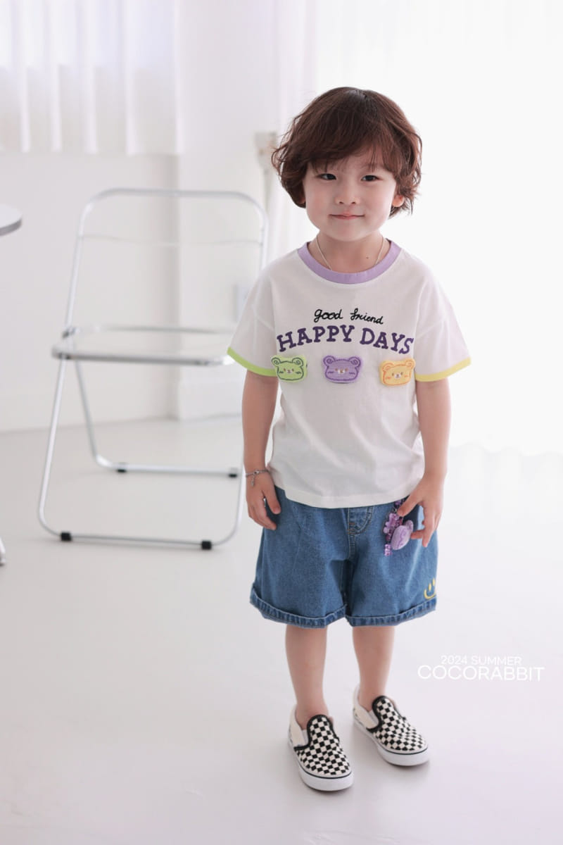 Coco Rabbit - Korean Children Fashion - #discoveringself - Happy Day Tee - 7