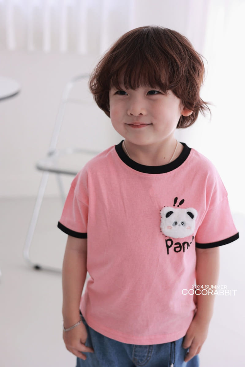 Coco Rabbit - Korean Children Fashion - #discoveringself - Big Panda Tee - 2