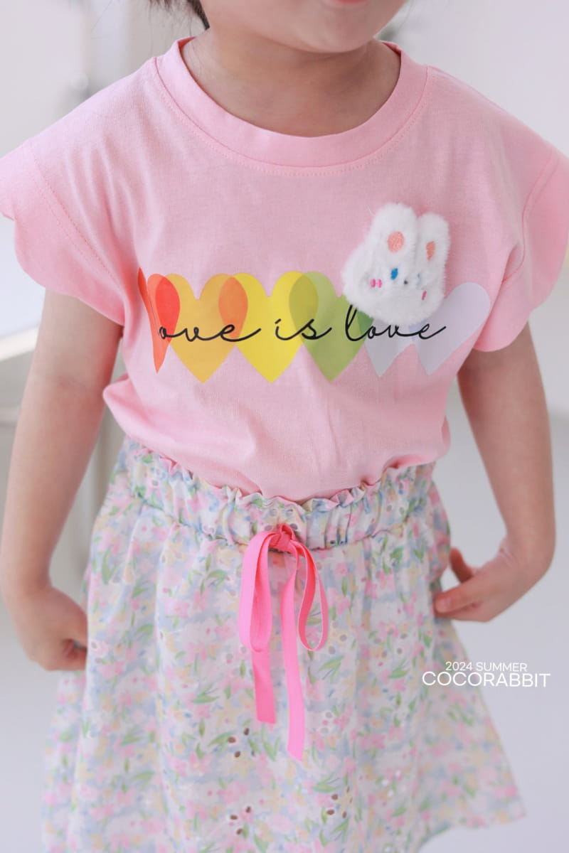 Coco Rabbit - Korean Children Fashion - #fashionkids - Rainbow Heart Tee - 7