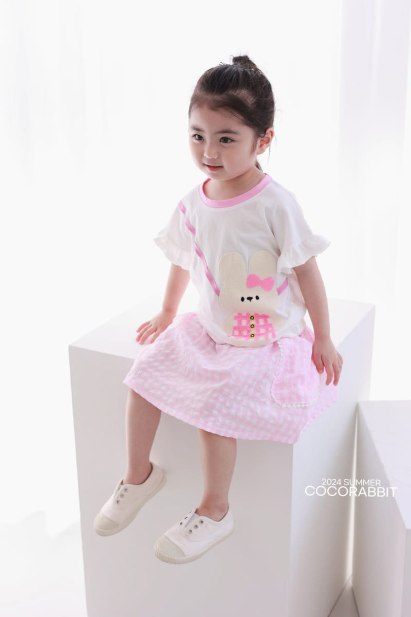 Coco Rabbit - Korean Children Fashion - #fashionkids - Rabbit Bag Tee