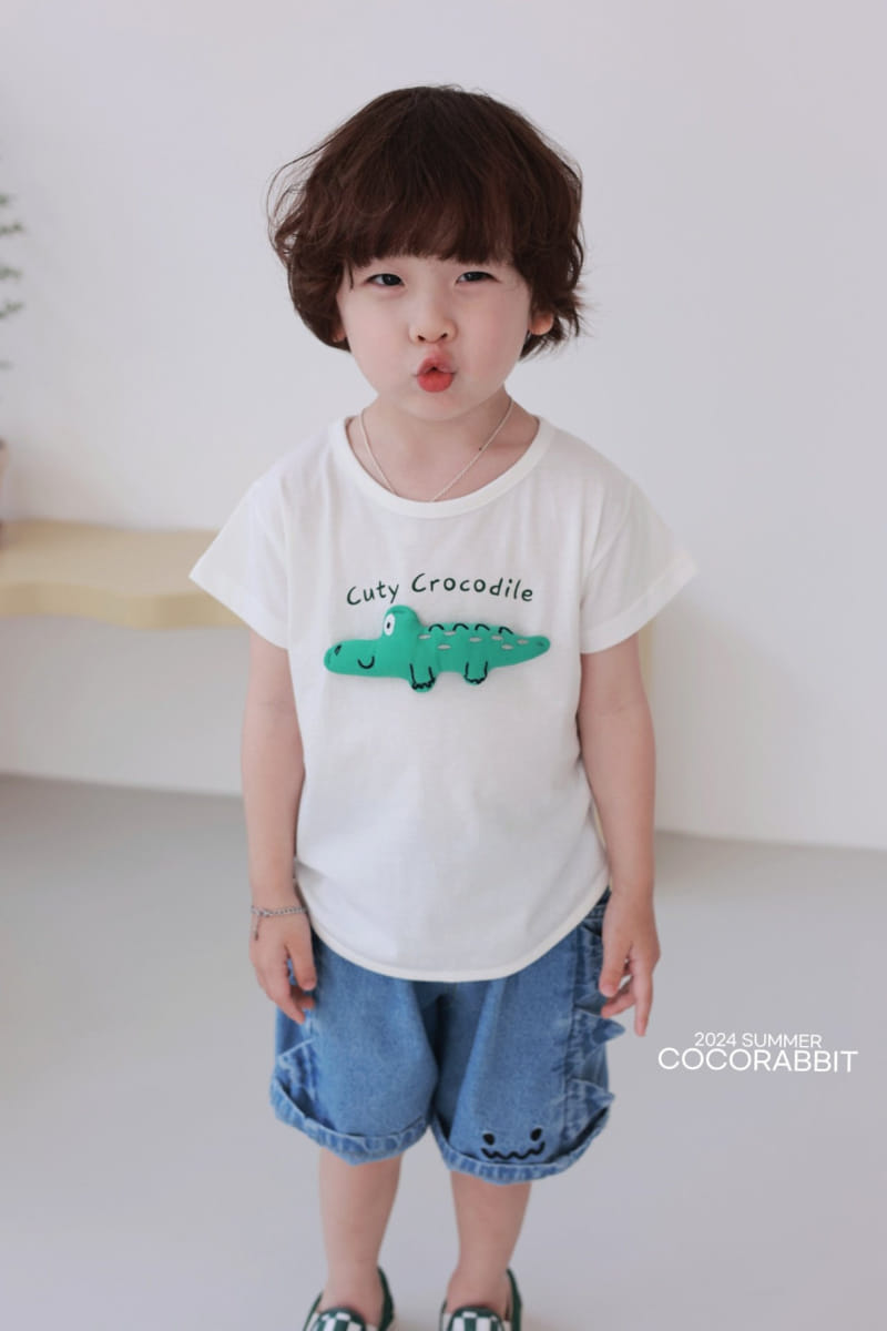 Coco Rabbit - Korean Children Fashion - #fashionkids - Crocodile Tee - 8