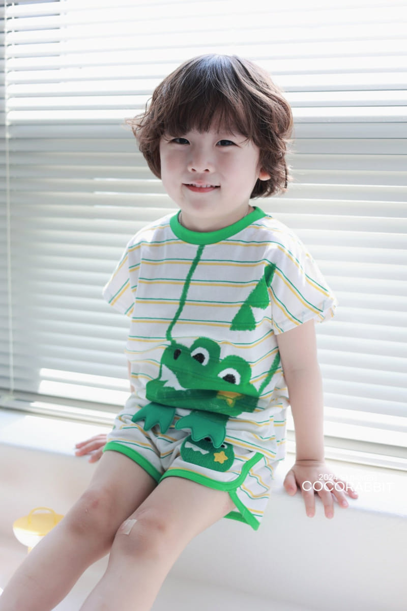 Coco Rabbit - Korean Children Fashion - #fashionkids - Animal Top Bottom Set - 7