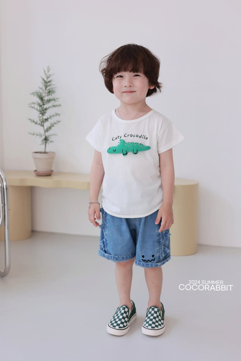 Coco Rabbit - Korean Children Fashion - #kidsshorts - Crocodile Tee - 9