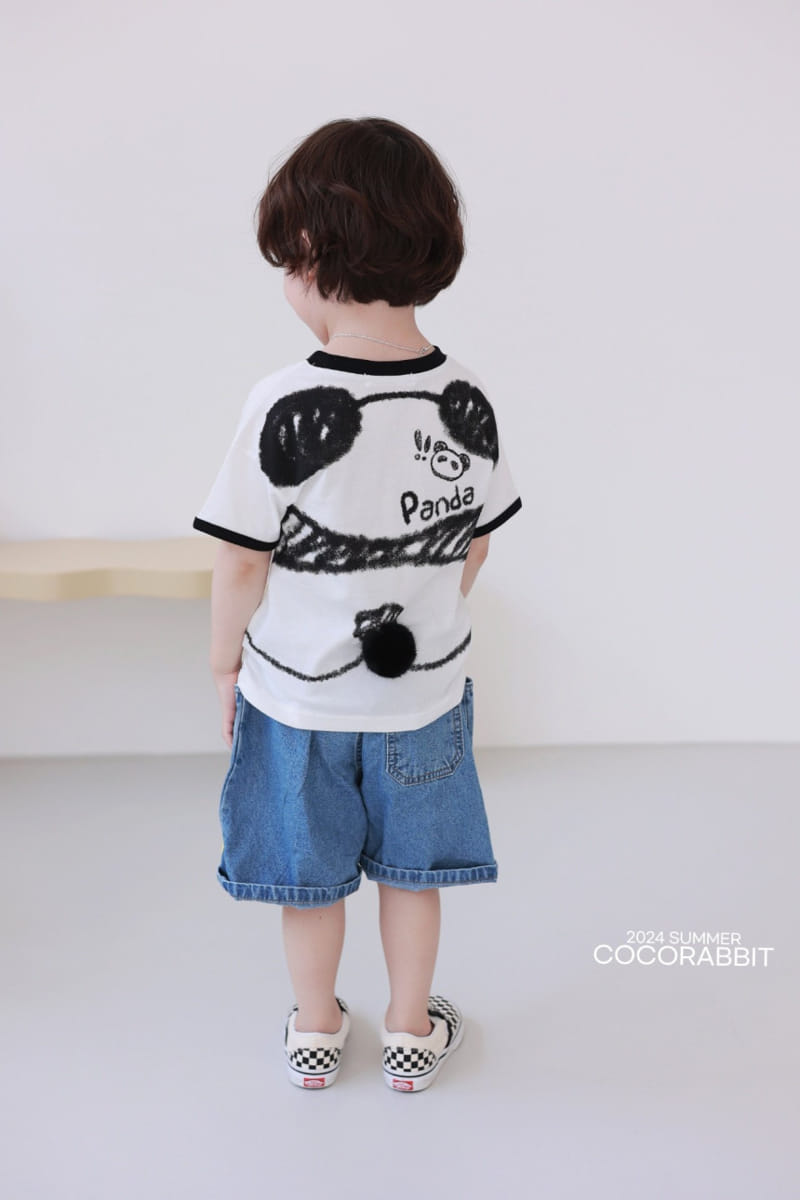 Coco Rabbit - Korean Children Fashion - #kidsstore - Big Panda Tee - 5