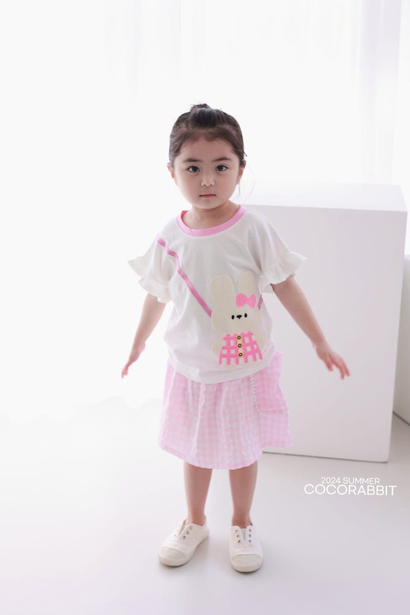 Coco Rabbit - Korean Children Fashion - #kidsstore - Rabbit Bag Tee - 3