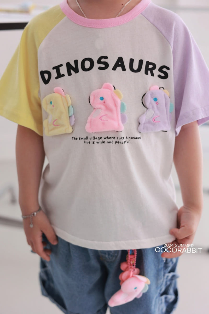 Coco Rabbit - Korean Children Fashion - #kidsstore - Three Dino Tee - 7
