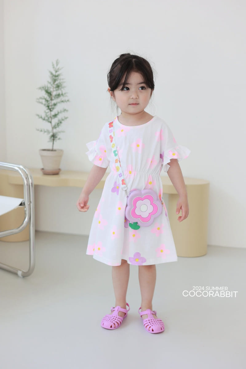Coco Rabbit - Korean Children Fashion - #kidsstore - Flower Bag One-Piece - 2