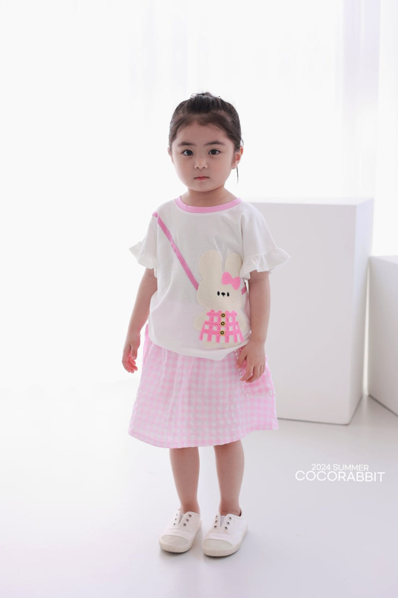 Coco Rabbit - Korean Children Fashion - #kidsstore - Rabbit Bag Tee - 4