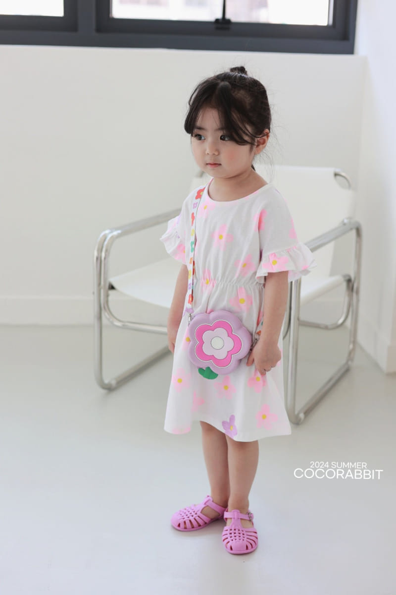 Coco Rabbit - Korean Children Fashion - #kidzfashiontrend - Flower Bag One-Piece - 3