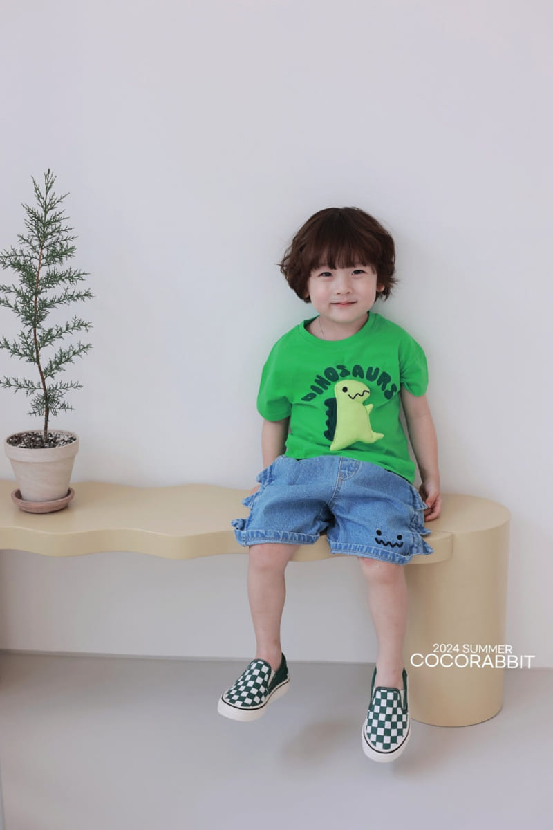 Coco Rabbit - Korean Children Fashion - #littlefashionista - Dinosaur Doll Tee - 8