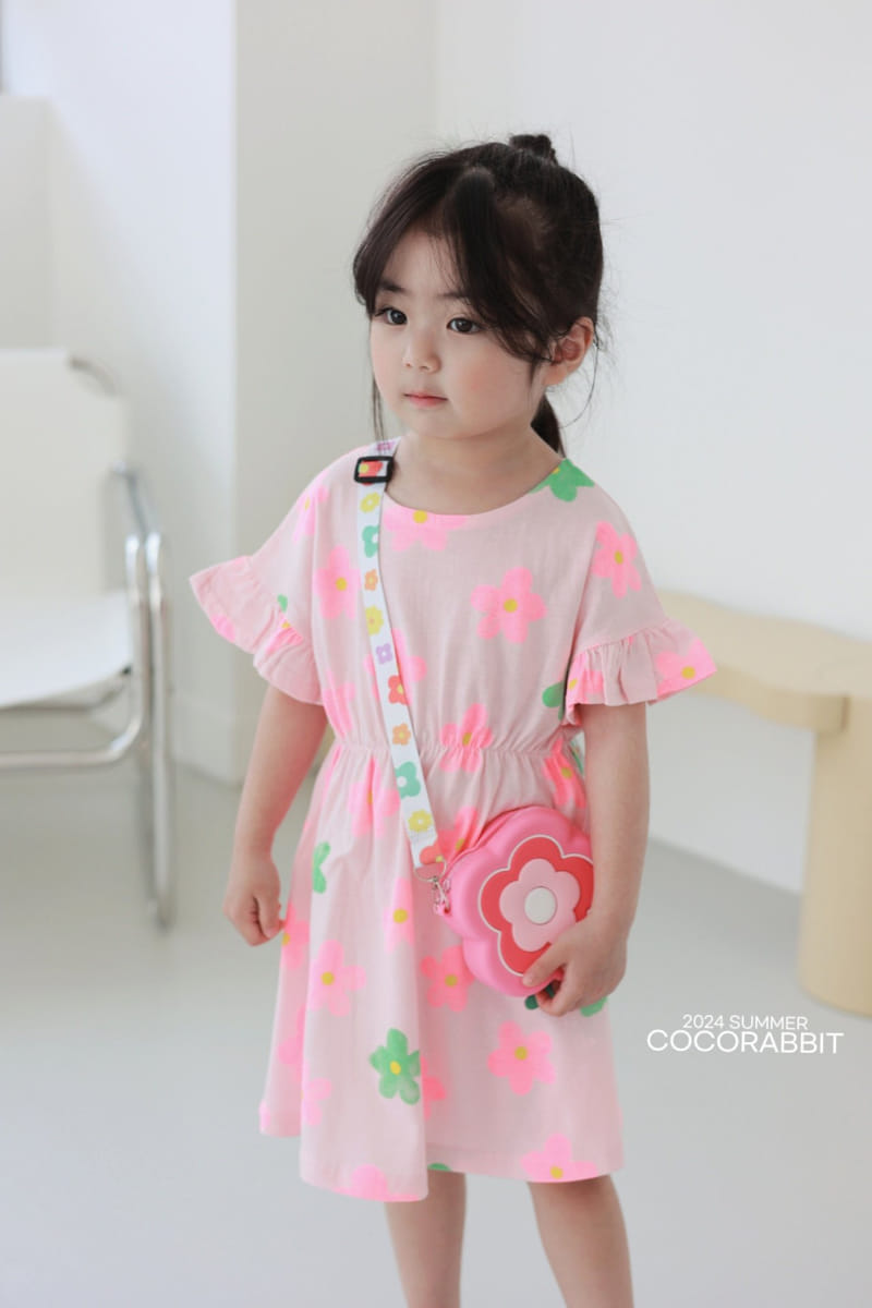 Coco Rabbit - Korean Children Fashion - #littlefashionista - Flower Bag One-Piece - 5