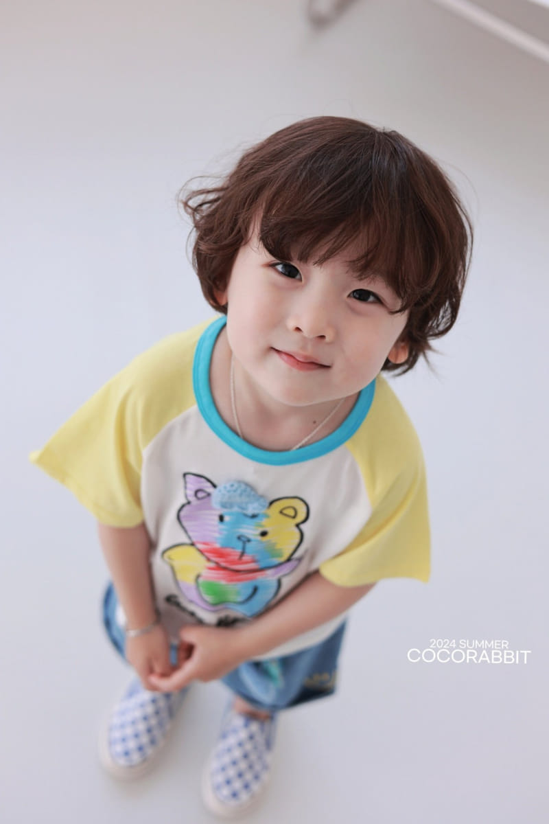 Coco Rabbit - Korean Children Fashion - #minifashionista - Sketch Bear Tee - 5