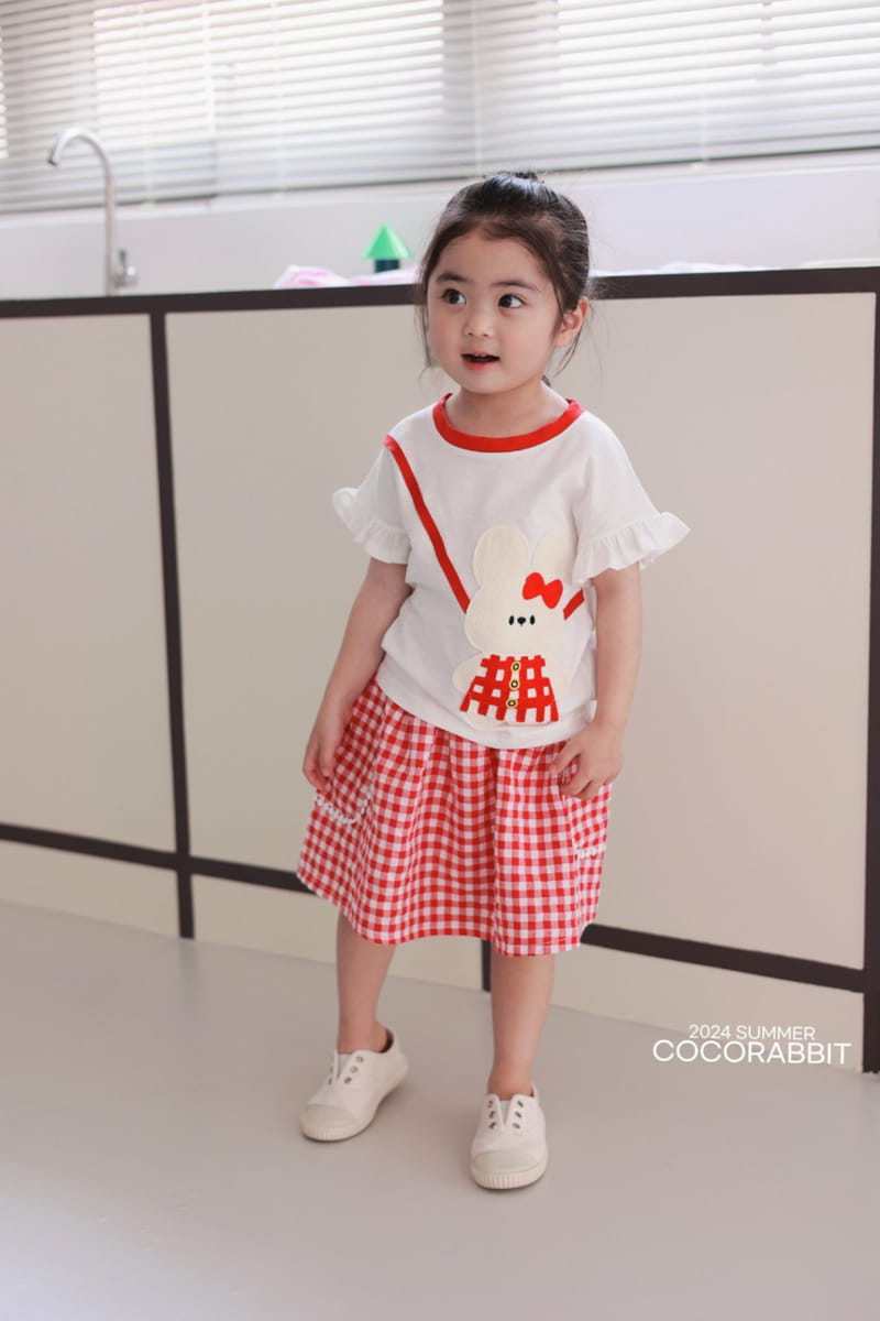 Coco Rabbit - Korean Children Fashion - #magicofchildhood - Check Skirt - 4