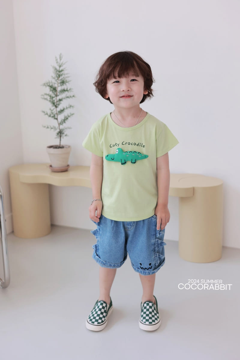Coco Rabbit - Korean Children Fashion - #minifashionista - Crocodile Tee