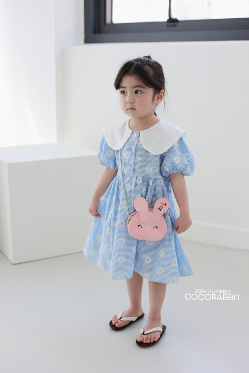 Coco Rabbit - Korean Children Fashion - #minifashionista - Flower Check One-Piece - 9