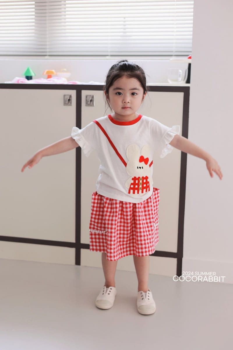 Coco Rabbit - Korean Children Fashion - #prettylittlegirls - Check Skirt - 5