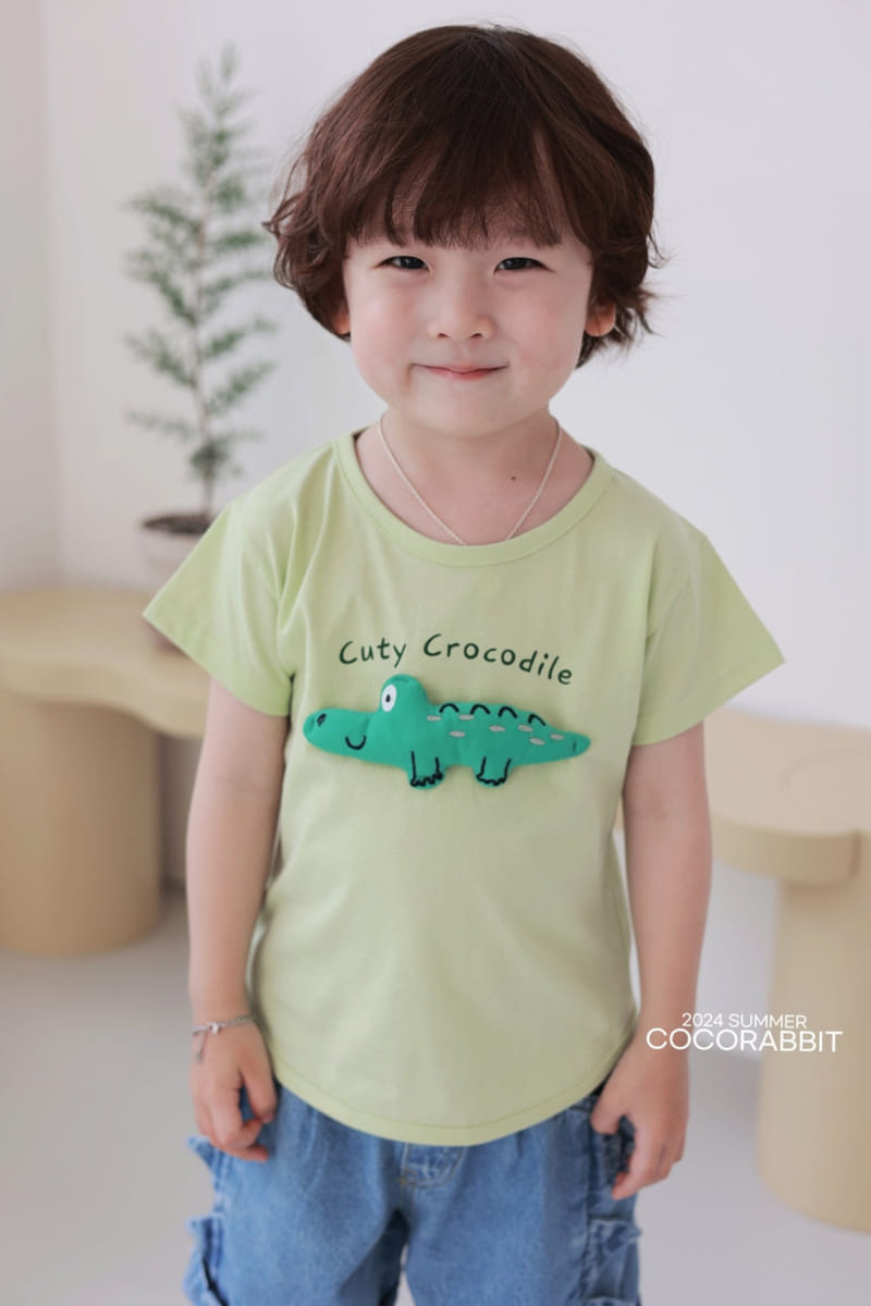 Coco Rabbit - Korean Children Fashion - #prettylittlegirls - Crocodile Tee - 2