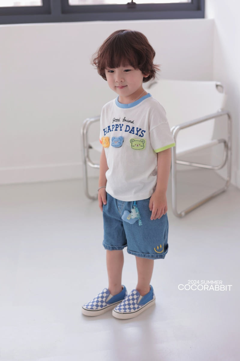 Coco Rabbit - Korean Children Fashion - #toddlerclothing - Happy Day Tee - 2