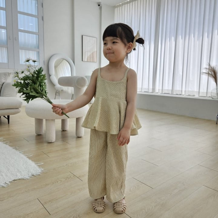 Color - Korean Children Fashion - #kidsshorts - Heidi Top Bottom Set - 2