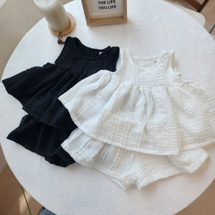 Color - Korean Children Fashion - #kidsshorts - Wedding Top Bottom Set