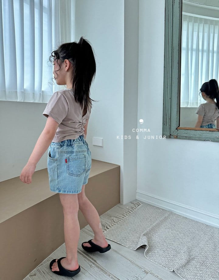 Comma - Korean Children Fashion - #Kfashion4kids - Back Shirring Slit Tee - 11