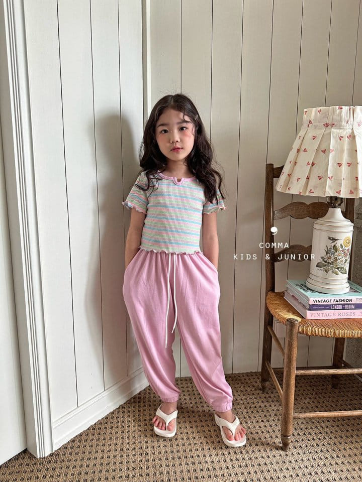 Comma - Korean Children Fashion - #childofig - Rainbow Tee - 7