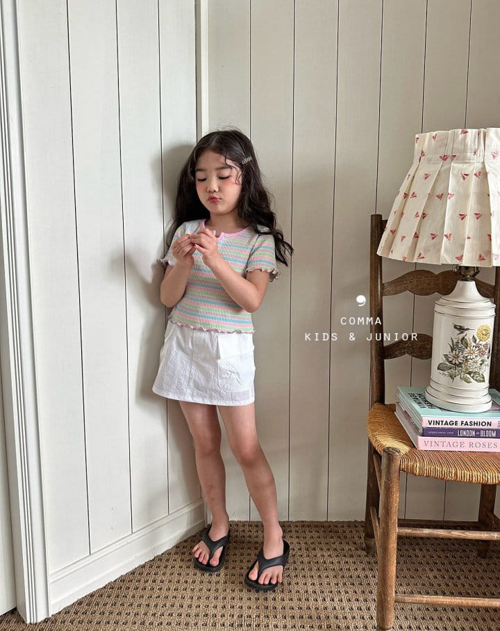 Comma - Korean Children Fashion - #fashionkids - Rainbow Tee - 11